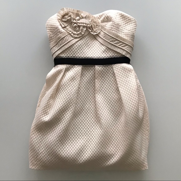 BCBGMaxAzria | Quilted Jacquard Balloon Dress - Picture 1 of 8